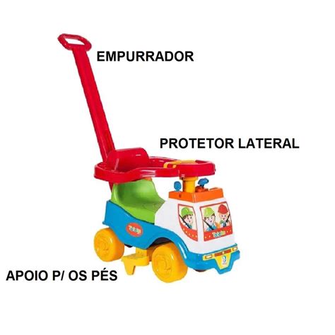 totoka totokinha motoca velotrol brinquedo pedagógico didático cardoso