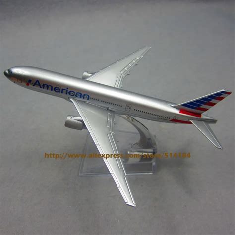 16cm Alloy Metal Air American Aa Airlines Boeing 777 B777 Airways