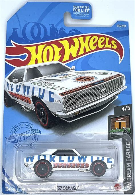Amazon Hot Wheels 67 Camaro HW Dream Garage 4 5 White 110 250 Toys Games
