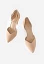 Ankle Strap Pointy Stiletto Heel Pump In Nude Get Great Deals At JustFab