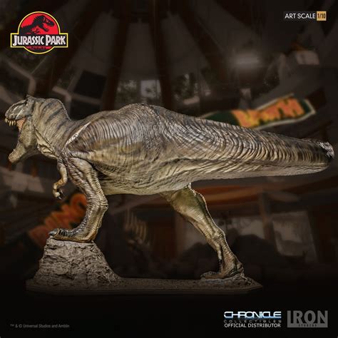 Limited Edition Jurassic Park T-Rex Statue Unveiled - IGN