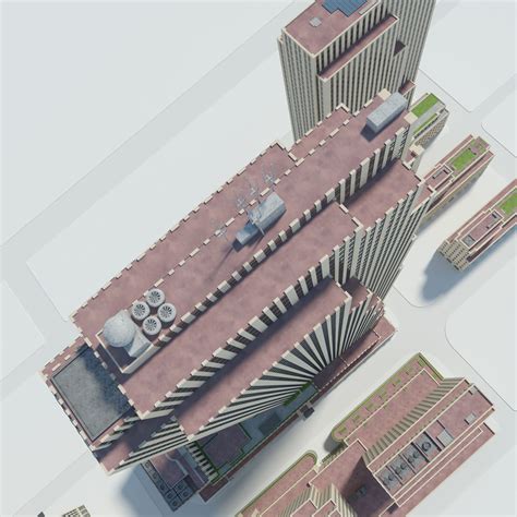 Rockefeller Center 3d Buildings 3d Model Cgtrader