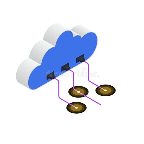 Cloud Office Icon stock vector. Illustration of cloudscape - 275388384