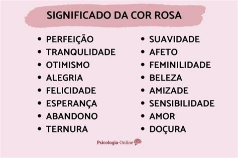 O Que A Cor Rosa Representa