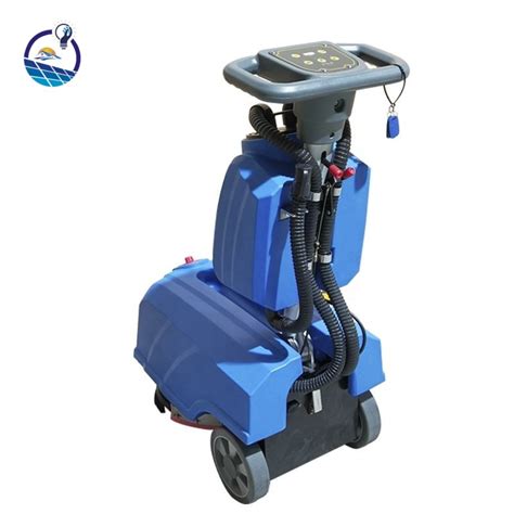 Manual Compact Cleaning Equipment Walk Behind Portable Floor Machine