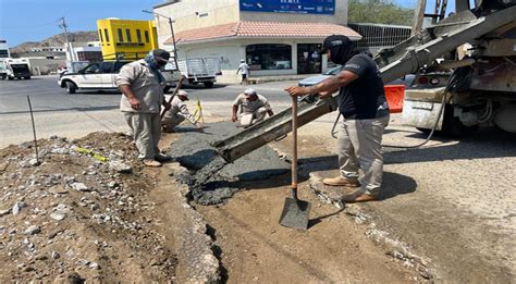 Más de mil baches han reparado en el programa Bacheo Tras Fuga en Los Cabos