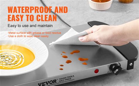 Vevor Electric Warming Tray Buffet Food Warming W Temp Control