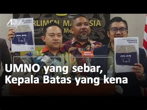 Saman UMNO Bukan Kepala Batas Kempen Guan Eng Keluarga Komunis YouTube