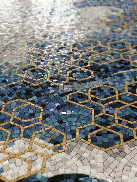 Мозаика в ванную комнату, панно из мозаики "Blue Sky" в интернет ...