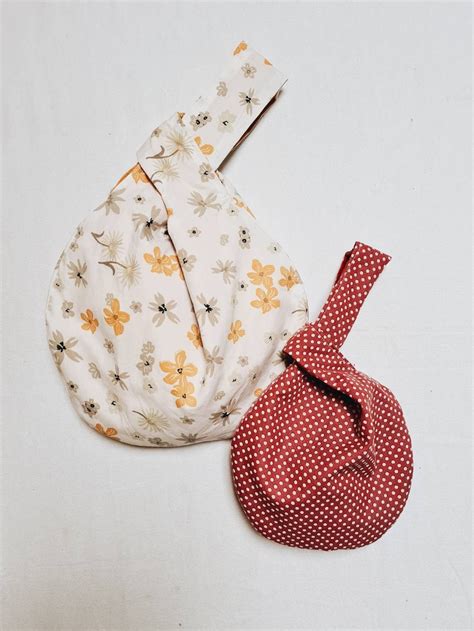 3 Sizes Knot Bag Sewing Pattern And Step By Step Tutorial Etsy