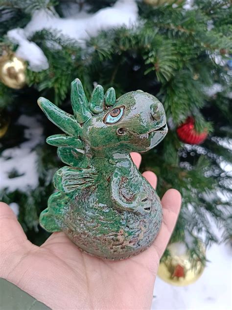 Коллекционный колокольчик Дракон. Авторская керамика, символ года 2024 ...