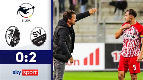 Scf Weiter In Der Krise Sc Freiburg Ii Sv Sandhausen Highlights