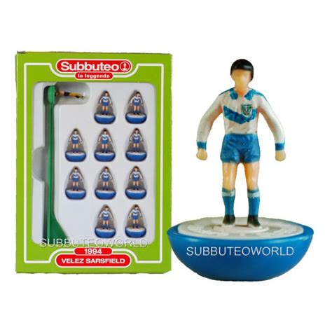 Velez Sarsfield Retro Subbuteo Team Modelled On The Lw Figure Bases