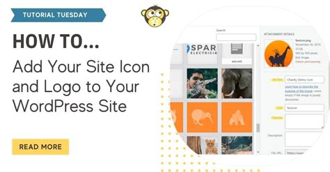 Add Site Logo Icon In WordPress YellowWebMonkey Web Design