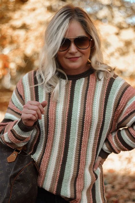 Cozy Striped Sweater Mint Julep Boutique