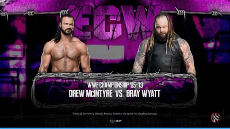 WWE 2K23 Drew McIntyre Vs Bray Wyatt YouTube