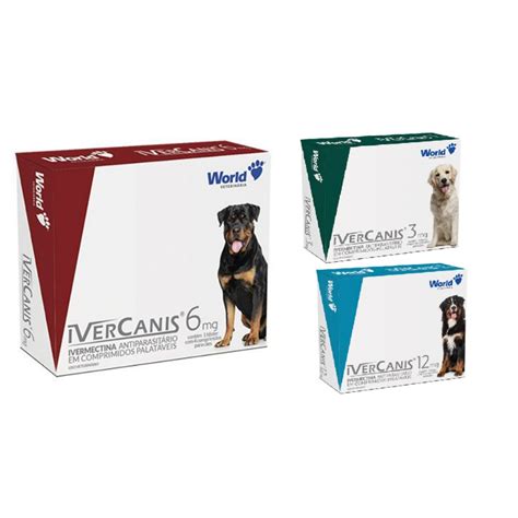 Ivermectina Para Sarna Negra - Ivermectina para carrapato, pulgas e sarna Ivercanis C/4 Comprimidos ...