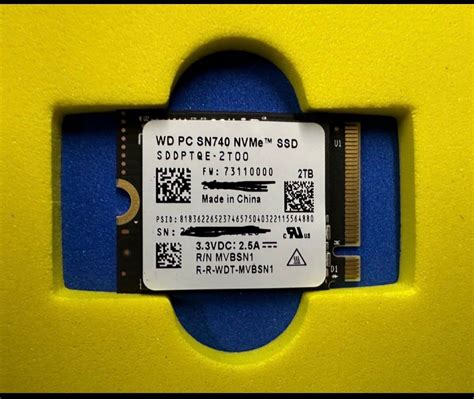 WD SN740 GEN4x4 2230 NVME SSD, 電腦＆科技, 電腦周邊及配件, 硬碟及儲存器 - Carousell