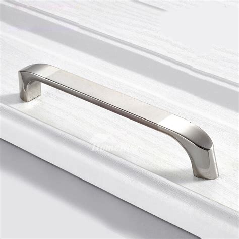 Silver Cabinet Handles Gold Brushed Zinc Alloy