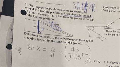 Solved As Shown In The Diagram Below Shows A Ramp Connecting