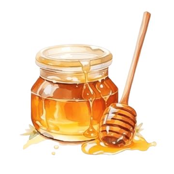 Cute Honey Jar Stationary Sticker Oil Painting Honey Jar Honey Jar