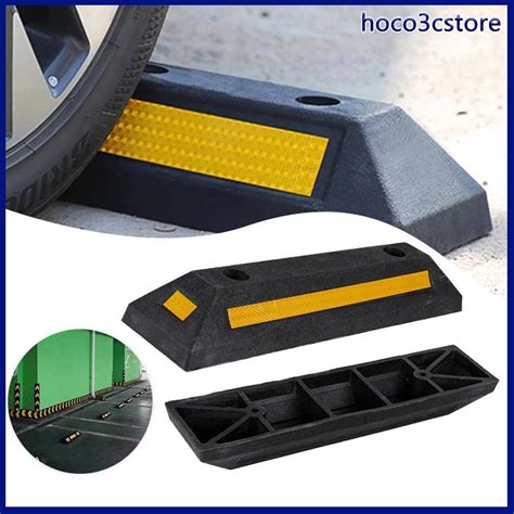 Cm Heavy Duty Rubber Parking Stopper Indoor Outdoor Parking Wheel