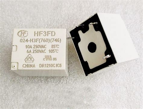 1PC HF3FD 024-H3F HTF,HSF,HSTF 24VDC Power Relay 10A 250VAC 4Pins | eBay