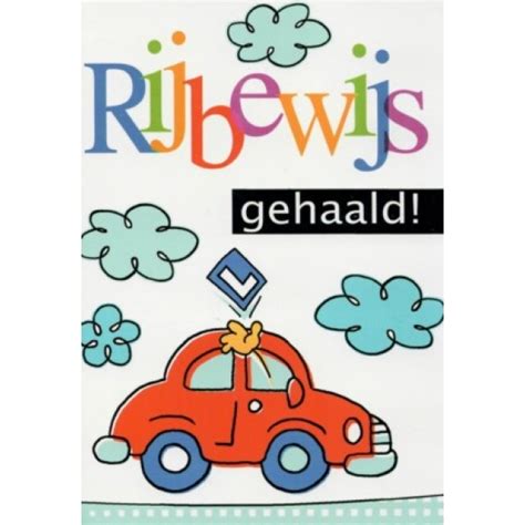 Rijbewijs Gehaald Wenskaarten Groothandel Poskaart