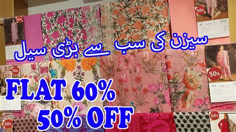 Flat Off Sana Safinaz Biggest Summer Sale On New Collection