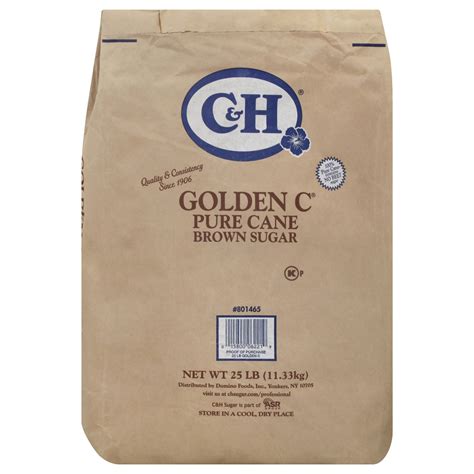 Candh Pure Cane Brown Sugar 25 Lb 25 Lb Shipt