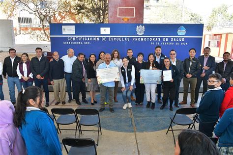 Certifica SESA Escuelas Promotoras De La Salud En Corregidora