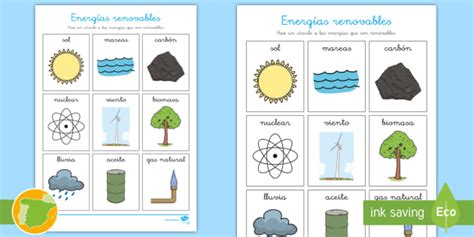 Ficha De Actividad Las Energías Renovables Teacher Made