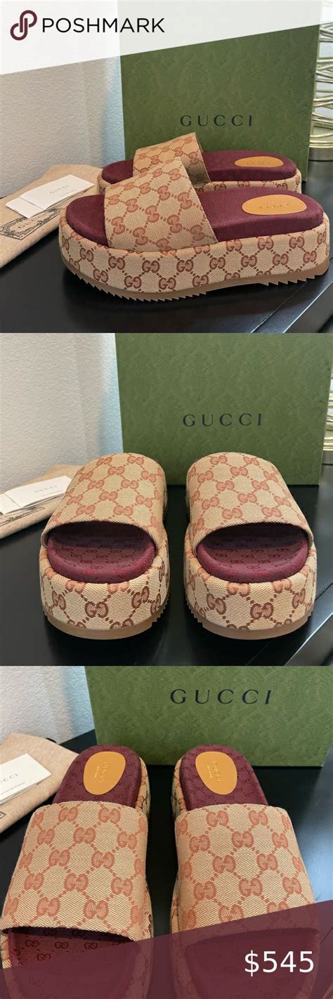 Gucci Angelina Original Gg Slide Sandal Slide Sandals Gucci The