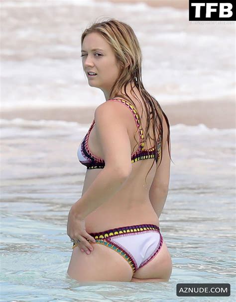 Billie Lourd Sexy Seen Flaunting Her Tits And Ass In A Bikini On The