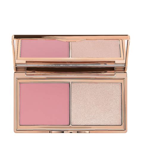 Палетка румяна и хайлайтер CHARLOTTE TILBURY Mini Hollywood Blush ...