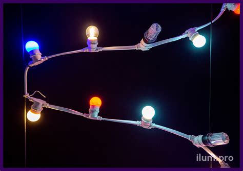 Гирлянда «Белтлайт» (без лампочек), длина 50 м, IP65 | ilum.pro