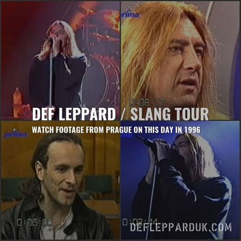 25 Years Ago DEF LEPPARD Bring SLANG Tour To PRAGUE Video Photos