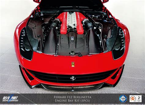 Interior Engine Compartment With Carbon Ferrari F12berlinetta