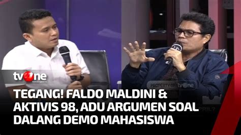 Adu Argumen Faldo Maldini Vs Aktivis 98 Soal Dalang Anarko Demo 11