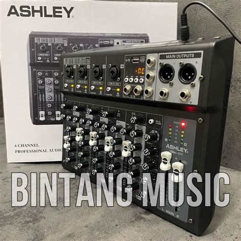 Mixer Ashley Option 602 Original Ashley Option602 6channel Lazada