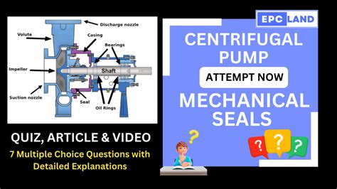 Centrifugal Pump Mechanical Seals Article Quiz With Mcqs Ii A