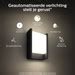 Philips Hue Fuzo White Muurlamp Zwart Breed Smart Lampen Coolblue