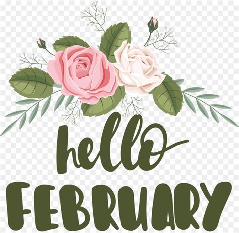 Hello February Clipart Expressive And Heartwarming Designs For A