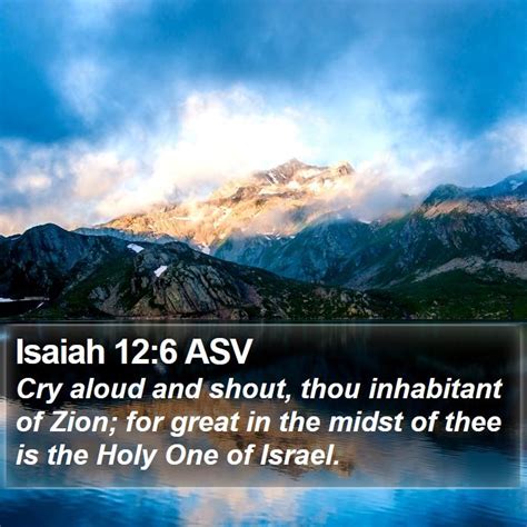 Isaiah 12 Scripture Images - Isaiah Chapter 12 ASV Bible Verse Pictures