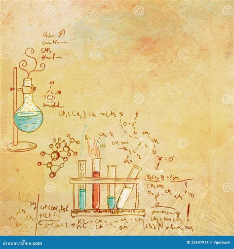 Old Chemistry Laboratory Background Stock Images - Image: 23697914