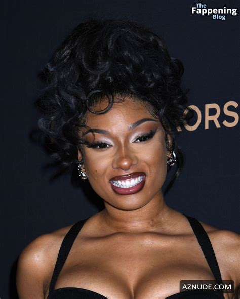 Megan Thee Stallion Sexy Flaunts Her Hot Cleavage And Legs In A