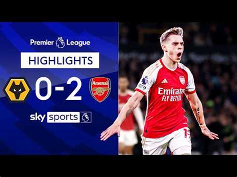 Trossard Odegaard Send Gunners Back Top Wolves 0 2 Arsenal