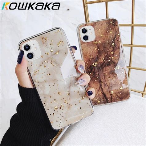 Marble Case Iphone 12 11 Pro Max Back Cover Luxury Marble Cases Iphone Phone Case Aliexpress