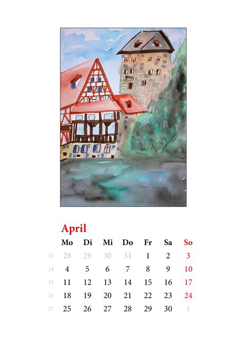 Kalender 2016 mit Werken jugendlicher Flüchtlinge in Eibach