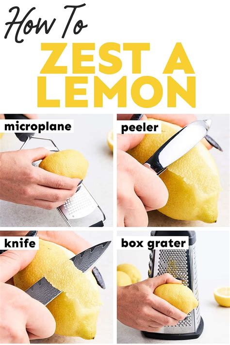 How To Zest A Lemon 4 Easy Methods Artofit